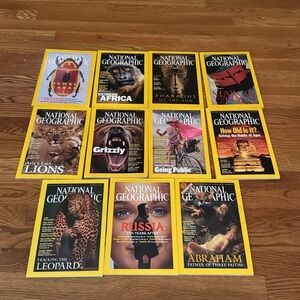 National Geographic 2001 Issues with Maps. Missing January